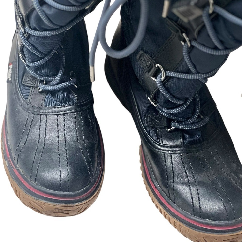 Pajar Canada Fleece-Lined Waterproof Winter Boots Women's 6–6.5 Tall Navy EUC - Picture 7 of 13